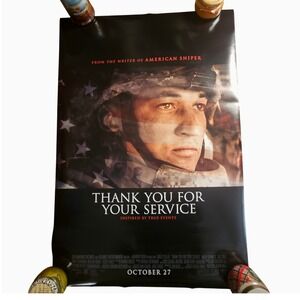 Thank You for Your Service 2017 Original Movie Poster 27x40 Miles Teller D/S